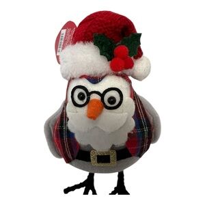 2024 Walgreens Happy Holidays Bird Festive Owl with Christmas Santa Hat